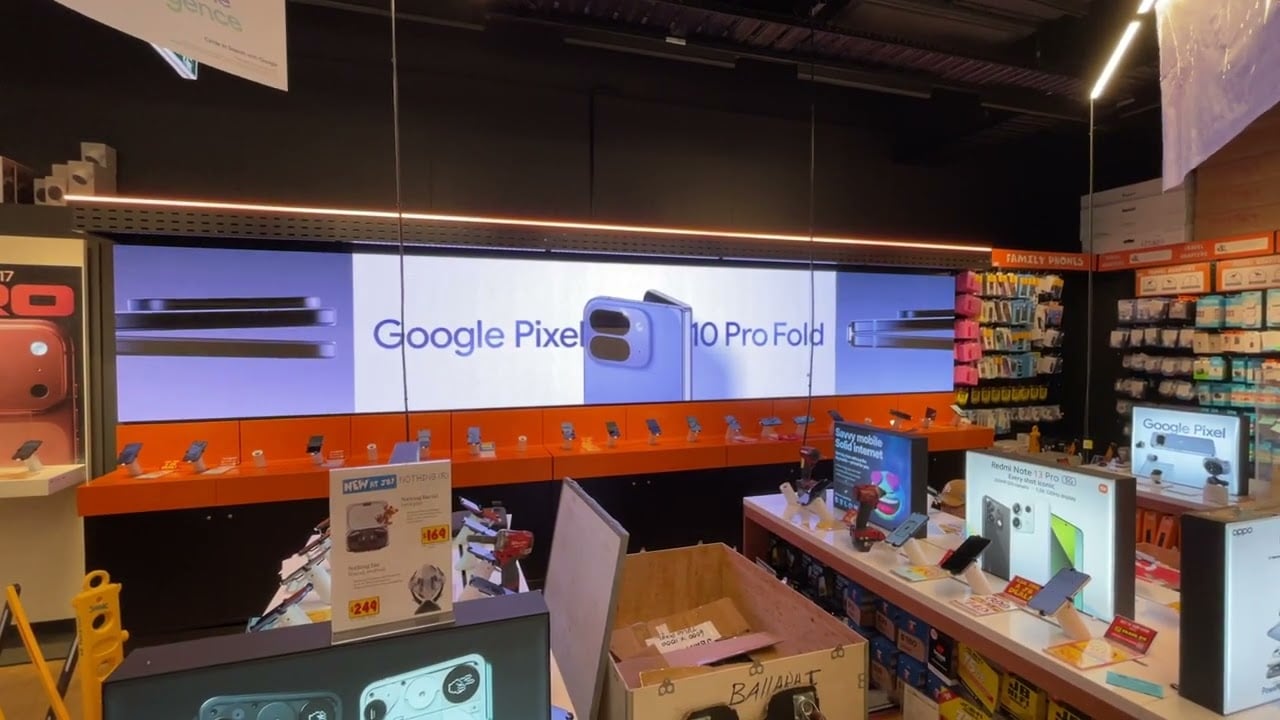 Digital Advertising screen for JB Hi-Fi