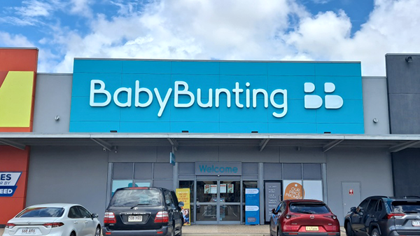Baby Bunting Townsville After Signage rebrand