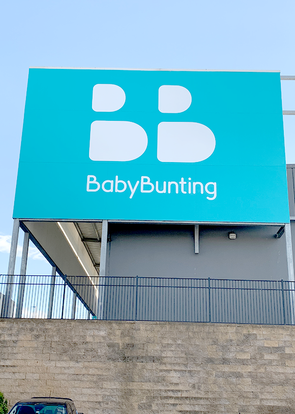Baby Bunting Browns Plains After Signage Rebrand by Major Media