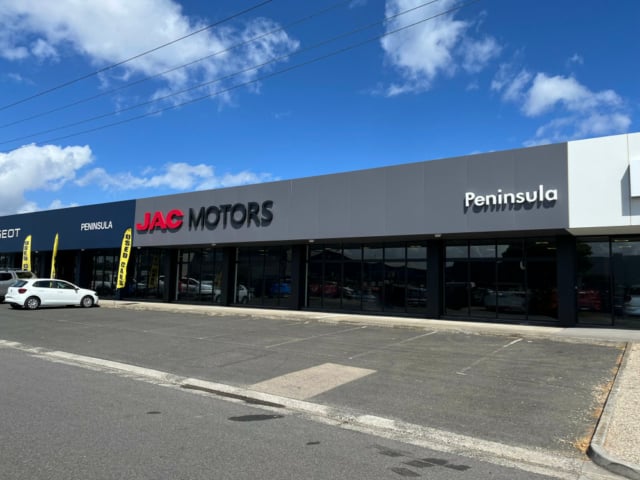 External Signage for JAC Motors Peninsula
