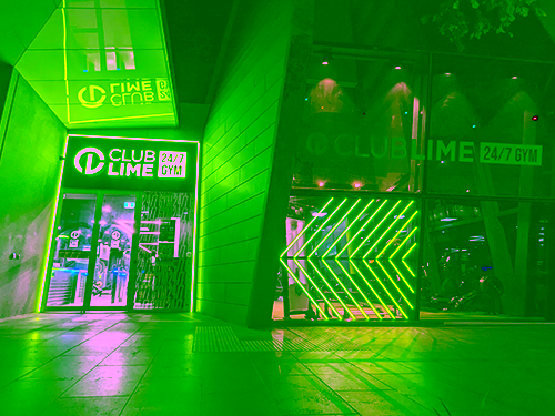 Club Lime Signage